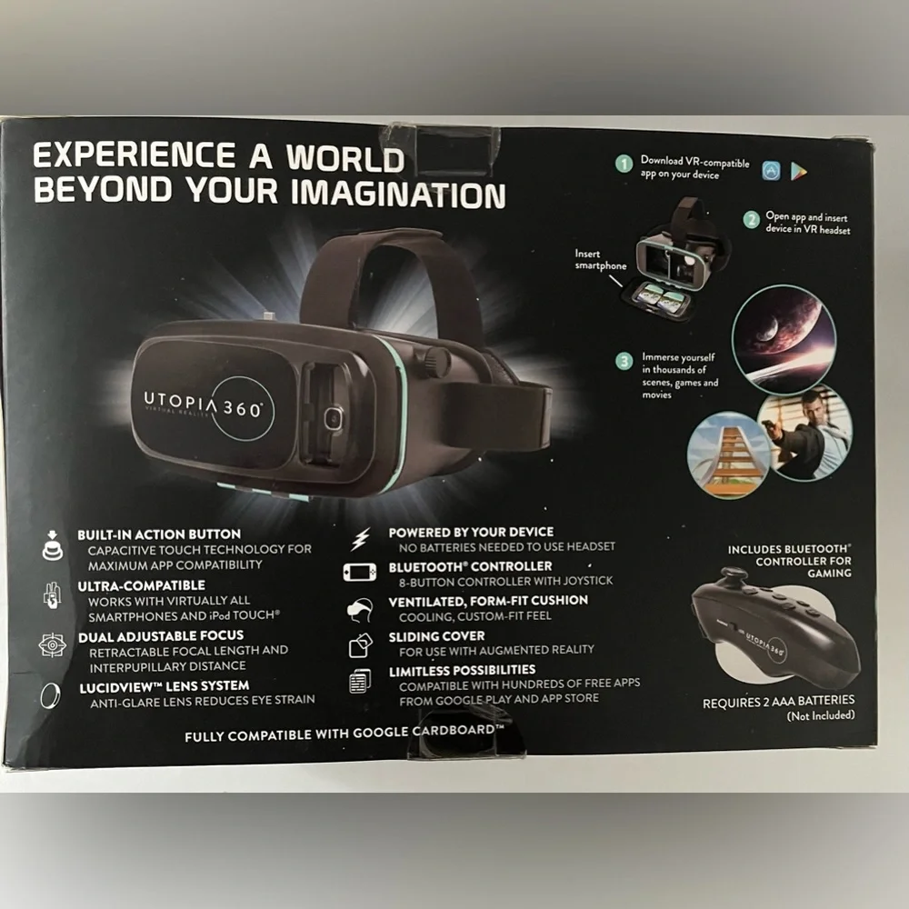 Utopia 360 Virtual Reality Headset